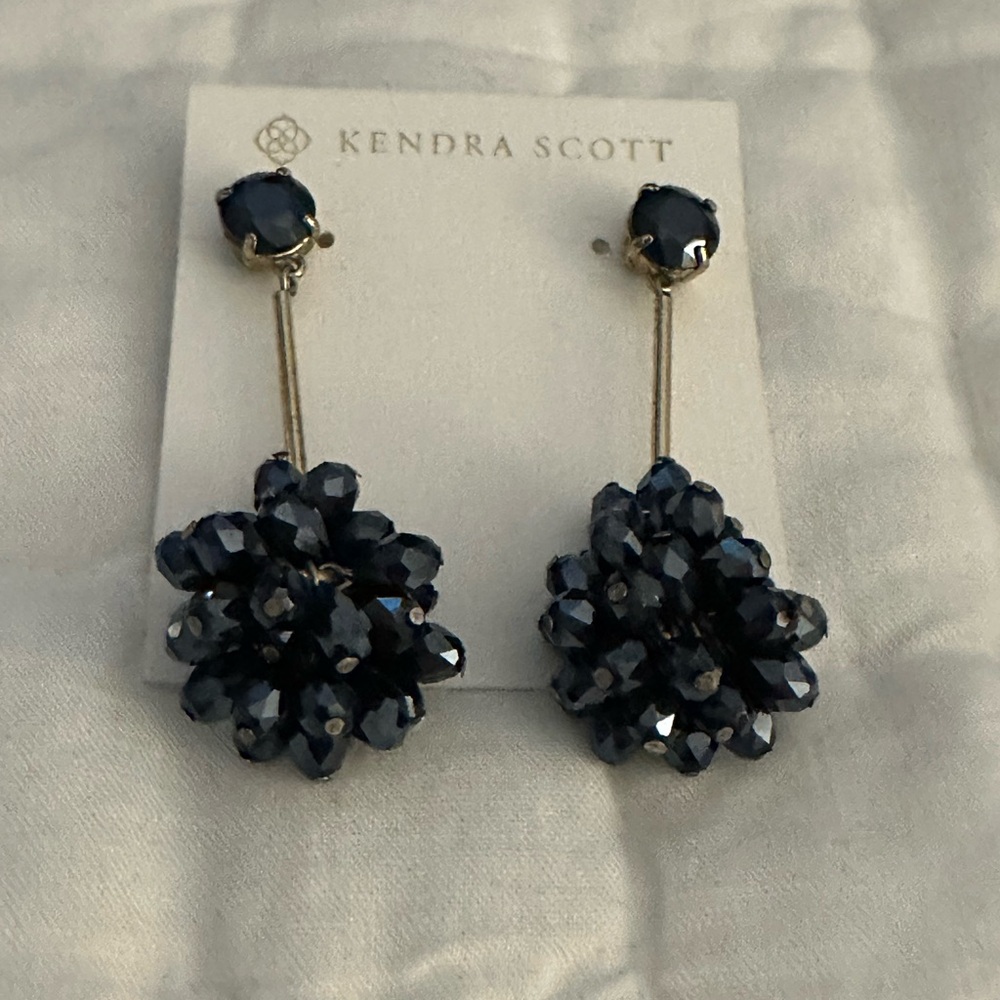 Kendra Scott Blue Cluster Earrings